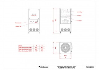 Dimensions Kleenbox Vertical